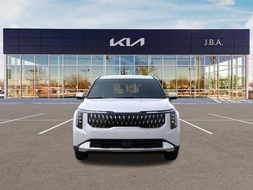 White Pearl 2026 Kia Carnival Hybrid EX
