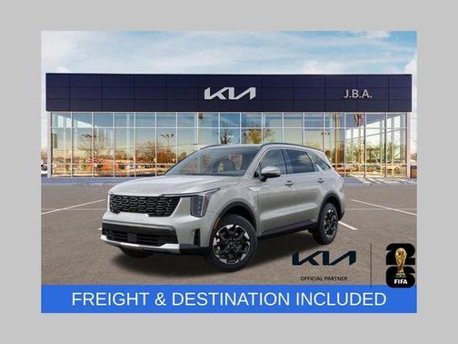 Ivory Silver 2026 Kia Sorento S