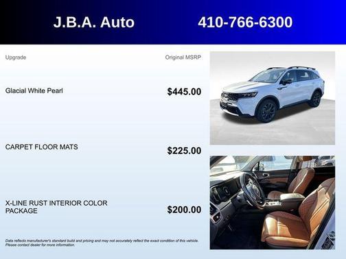 White Pearl 2023 Kia Sorento X-Line SX Prestige