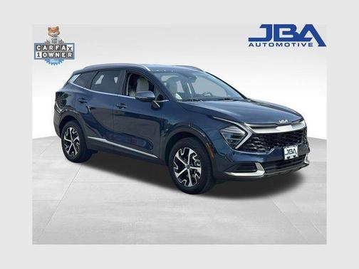 Blue 2024 Kia Sportage Hybrid EX
