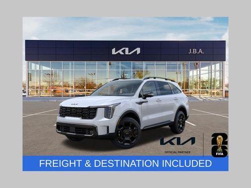 White Pearl 2026 Kia Sorento X-Line SX Prestige