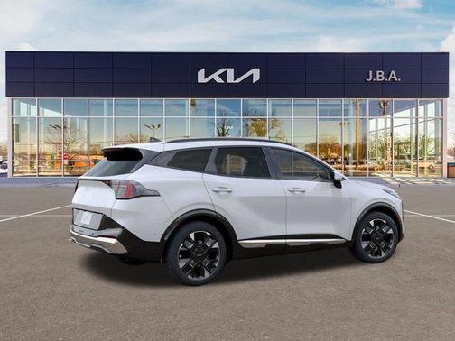 White Pearl 2026 Kia Sportage Hybrid SX-Prestige