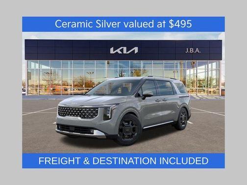 Ceramic Silver 2026 Kia Carnival SX