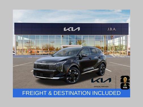 Black 2026 Kia Sportage Hybrid SX-Prestige