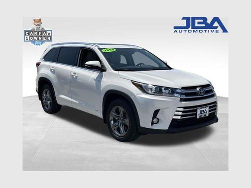 Blizzard Pearl 2018 Toyota Highlander Hybrid Limited Platinum