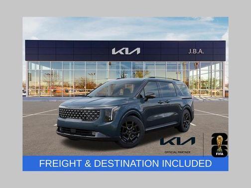 Blue 2026 Kia Carnival Hybrid SX Prestige