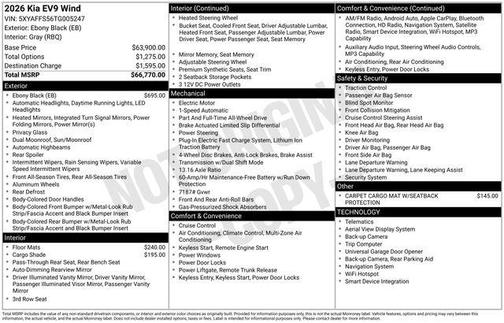 2026 Kia EV9 Wind