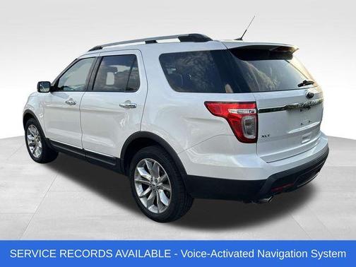 White Platinum Clearcoat Metallic 2013 Ford Explorer XLT
