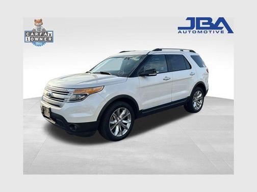 White Platinum Clearcoat Metallic 2013 Ford Explorer XLT