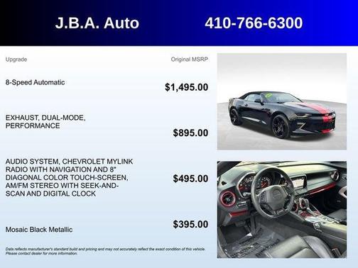 2016 Chevrolet Camaro 2SS