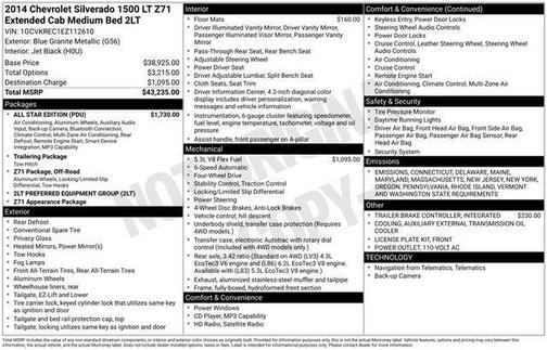 2014 Chevrolet Silverado 1500 LT