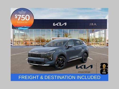 Blue 2026 Kia Sportage Hybrid EX