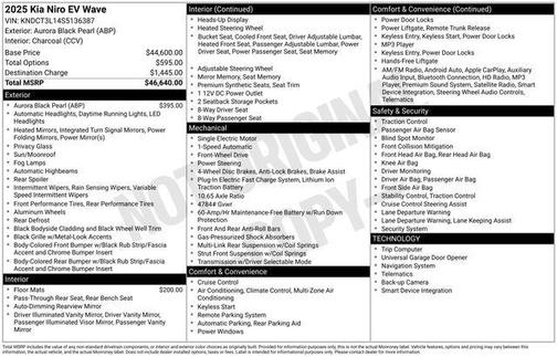 2025 Kia Niro EV Wave