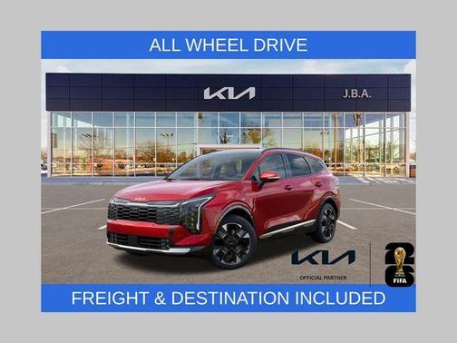 Red 2026 Kia Sportage SX-Prestige