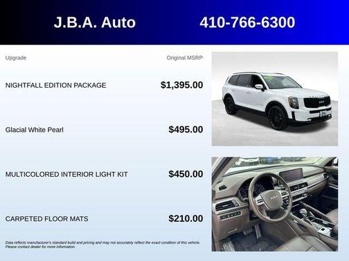 White Pearl 2022 Kia Telluride SX