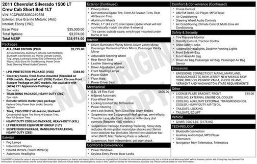 2011 Chevrolet Silverado 1500 LT