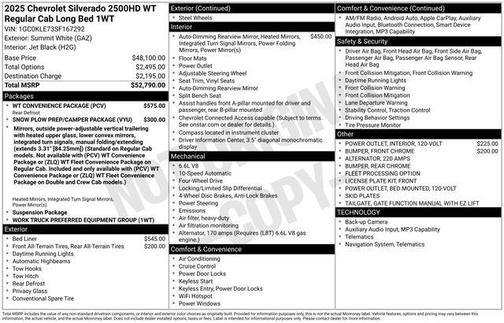 2025 Chevrolet Silverado 2500 WT