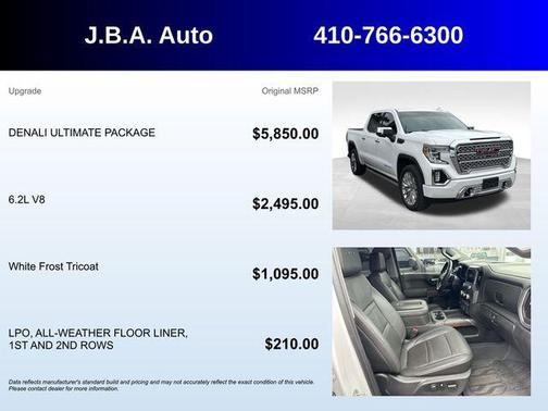 White Frost 2019 GMC Sierra 1500 Denali