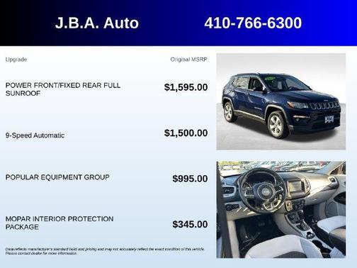 Blue Pearl 2019 Jeep Compass Latitude