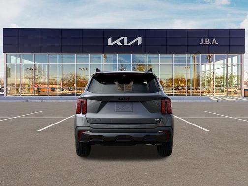 Steel Gray 2026 Kia Sorento Hybrid X-LINE SX PRESTIGE