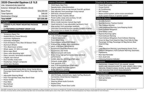 2020 Chevrolet Equinox LS