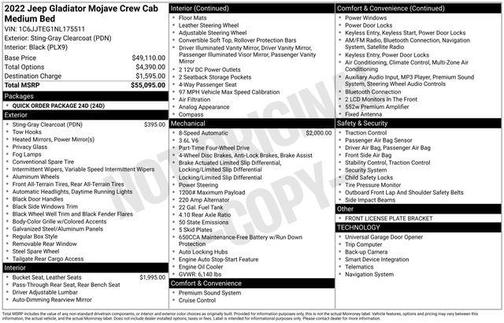 2022 Jeep Gladiator Mojave