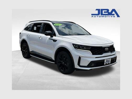 White Pearl 2021 Kia Sorento SX-PRESTIGE