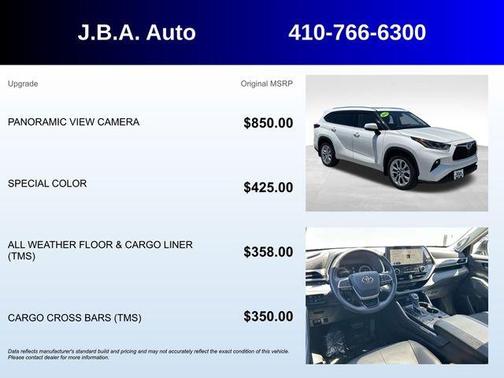 Wind Chill Pearl 2023 Toyota Highlander Hybrid Limited
