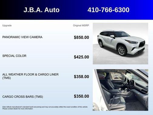 Wind Chill Pearl 2023 Toyota Highlander Hybrid Limited