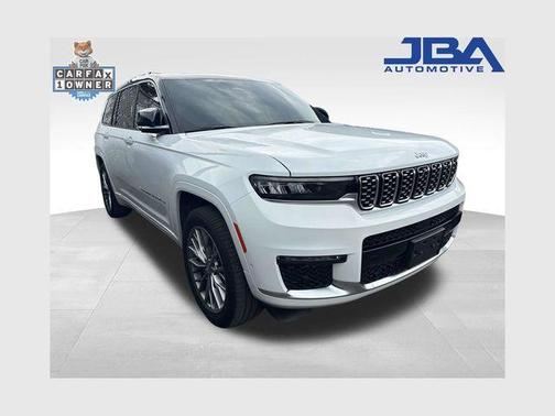 Bright White Clearcoat 2025 Jeep Grand Cherokee L Summit