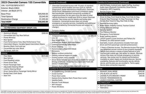 2023 Chevrolet Camaro SS