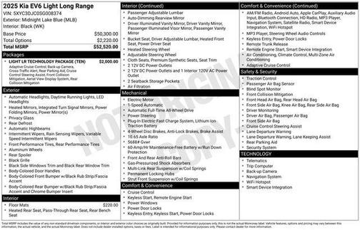 2025 Kia EV6 Light Long Range
