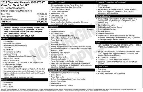 2022 Chevrolet Silverado 1500 Limited LT