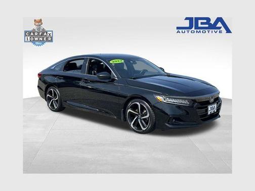 Crystal Black Pearl 2022 Honda Accord Sport 1.5T