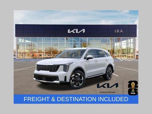Snow White Pearl 2026 Kia Sorento Hybrid EX