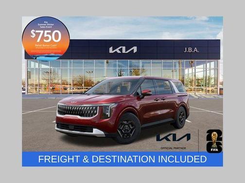 Red 2026 Kia Carnival LXS