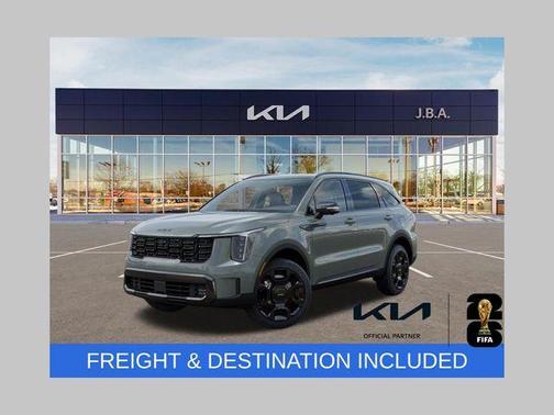 Green 2026 Kia Sorento Hybrid X-LINE SX PRESTIGE