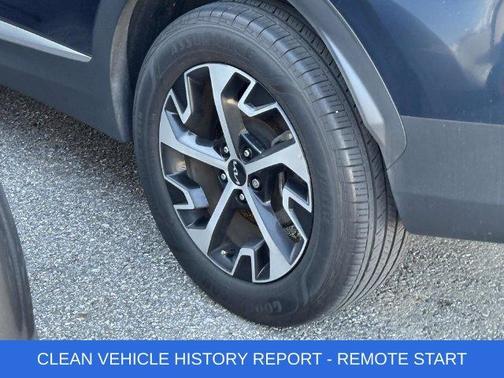 Blue 2023 Kia Sportage Hybrid EX