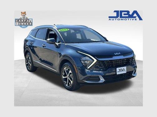 Blue 2023 Kia Sportage Hybrid EX