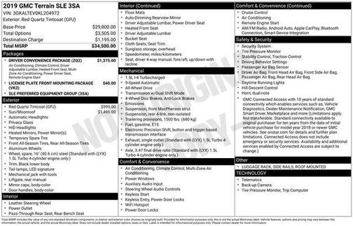 2019 GMC Terrain SLE