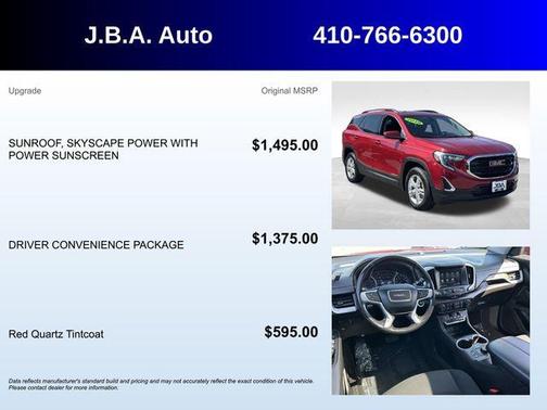 Red Quartz Tintcoat 2019 GMC Terrain SLE