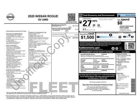 2020 Nissan Rogue SV