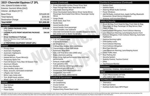 2021 Chevrolet Equinox 2LT