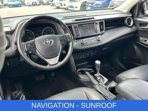 Black Sand Pearl 2018 Toyota RAV4 Hybrid Limited