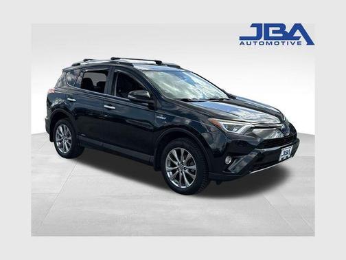 Black Sand Pearl 2018 Toyota RAV4 Hybrid Limited