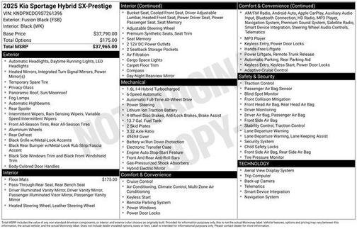 2025 Kia Sportage Hybrid SX-Prestige