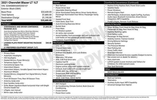 2021 Chevrolet Blazer 1LT