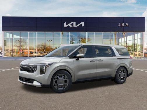 Ivory Silver 2026 Kia Carnival Hybrid EX