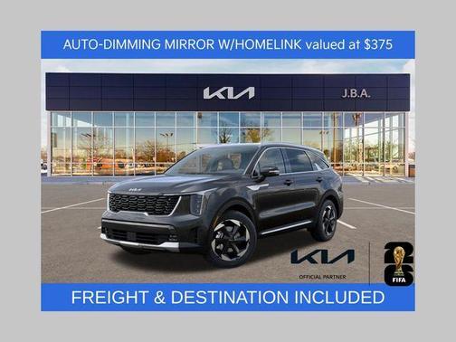 Gray 2026 Kia Sorento Hybrid EX
