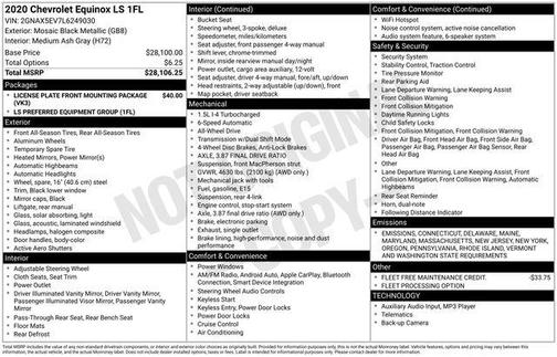 2020 Chevrolet Equinox LS